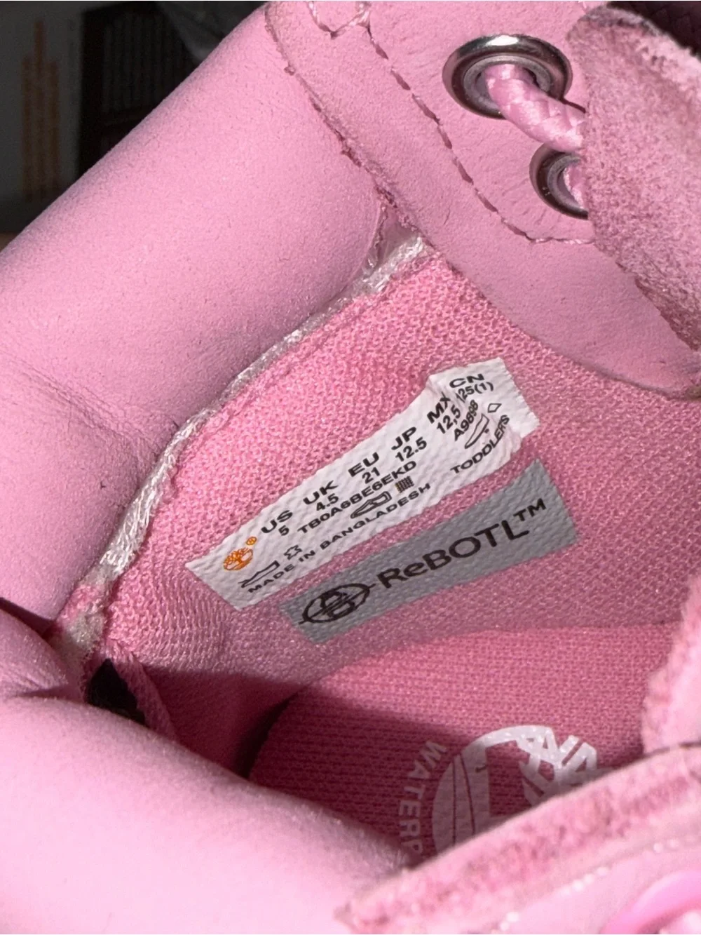 Pink Timberland Boots